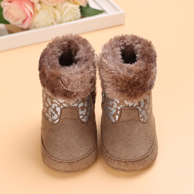 0-18M Neue Warme Baby Mädchen BoyToddler Erste Wanderer Baby Schuhe Weiche Hausschuhe Nette Schuhe Winter Nicht-Unterhose Baby Warme Schuhe