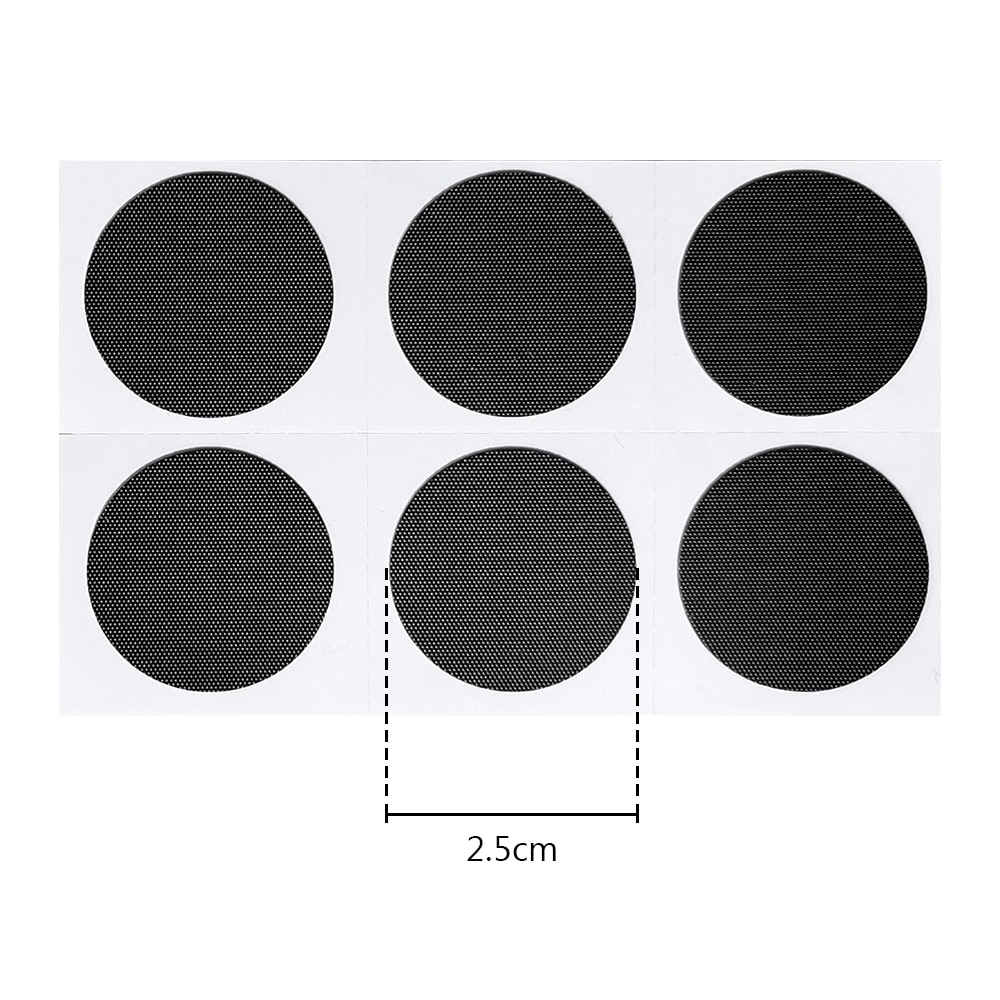 24 Pieces Bike Puncture Repair Patches Self Adhesive Bike Tire Patch Kit for Bicycle Tube Repair