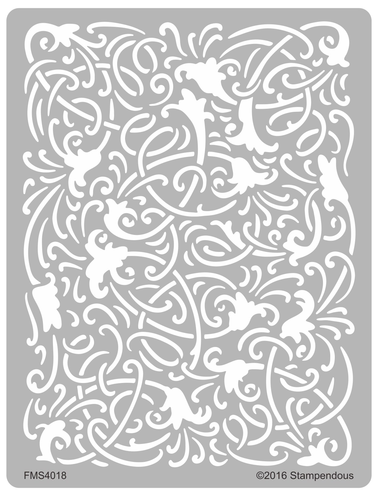 Metal stencil embossing metal stencil FMS4018 Fila Vicedeal