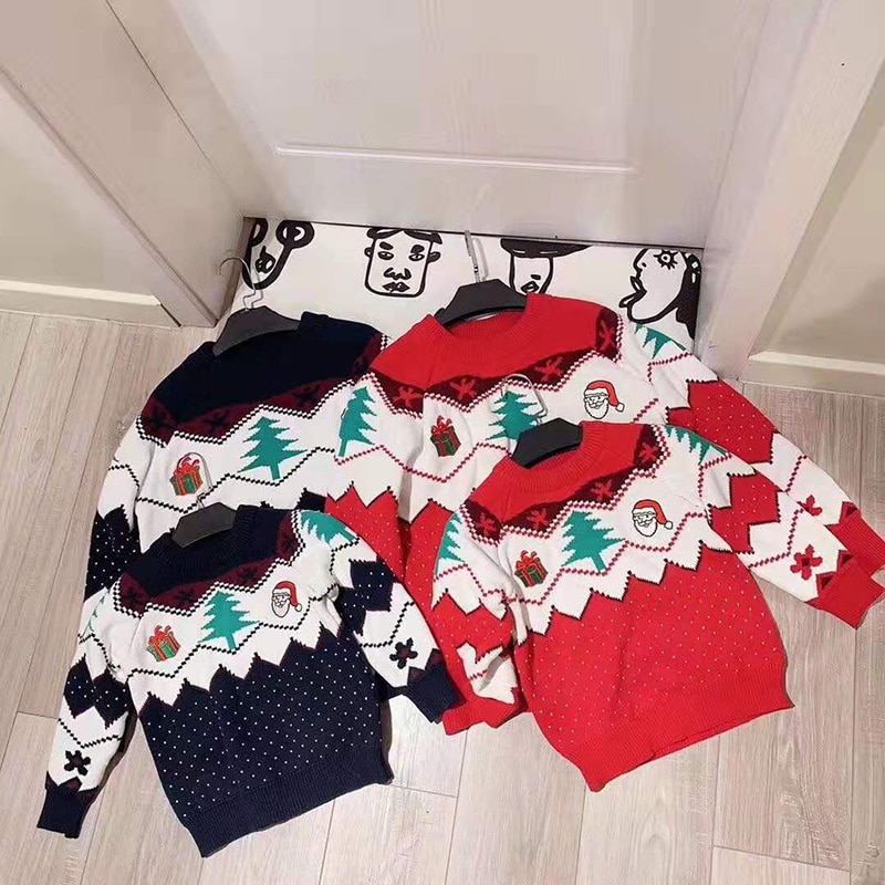 Chandails en coton Look de famille, tenues assorties, vêtements mère et fille, noël, nouvel an, nouvel an