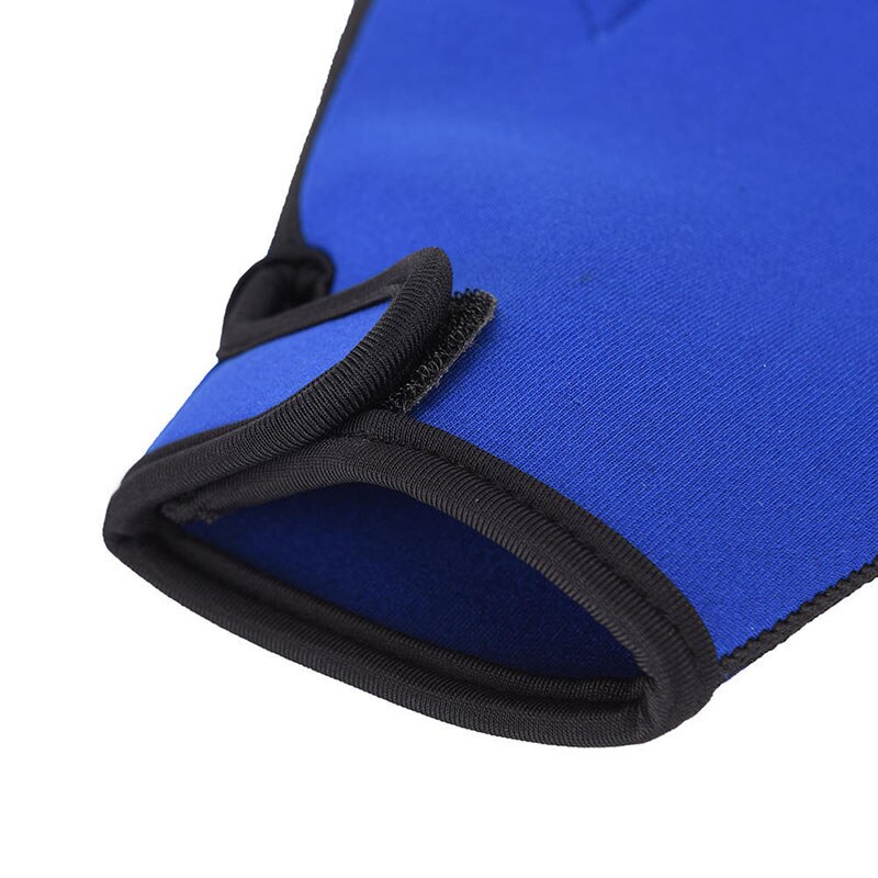 1 paar Schwimmen Handschuhe Aquatische Fitness Wasser Widerstand Trainings Paddle Halbhand Mitten Hand Werkzeug Multi-größen Aerobic Klassen