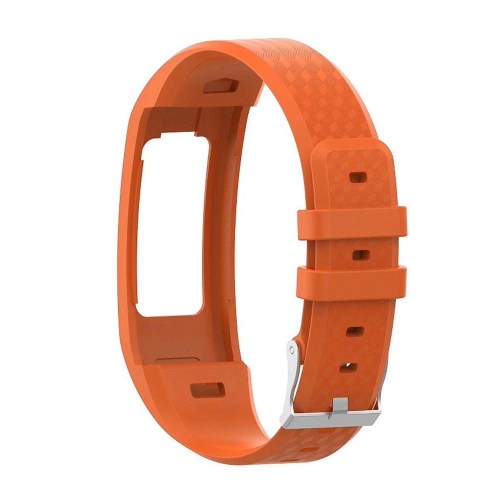 Breathable L Size Silicone Wrist Strap Replacement Watch Band For Garmin Vivofit 1/Vivofit 2 For Waterproof Outdoor Bracelet: 02 orange