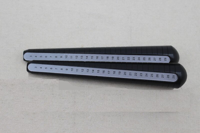 Metal Ring Sizer Set Measuring Rings Mandrel Finger Sizing Bracelet Measuring Mandrel Plastic Stick Sizer Jewelry Hammer Repair