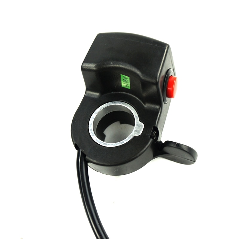 -E-Bike Thumb Throttle with LCD Display Electric Scooter Handlebar Black Thumb Throttle Grips Bicycle Accessories