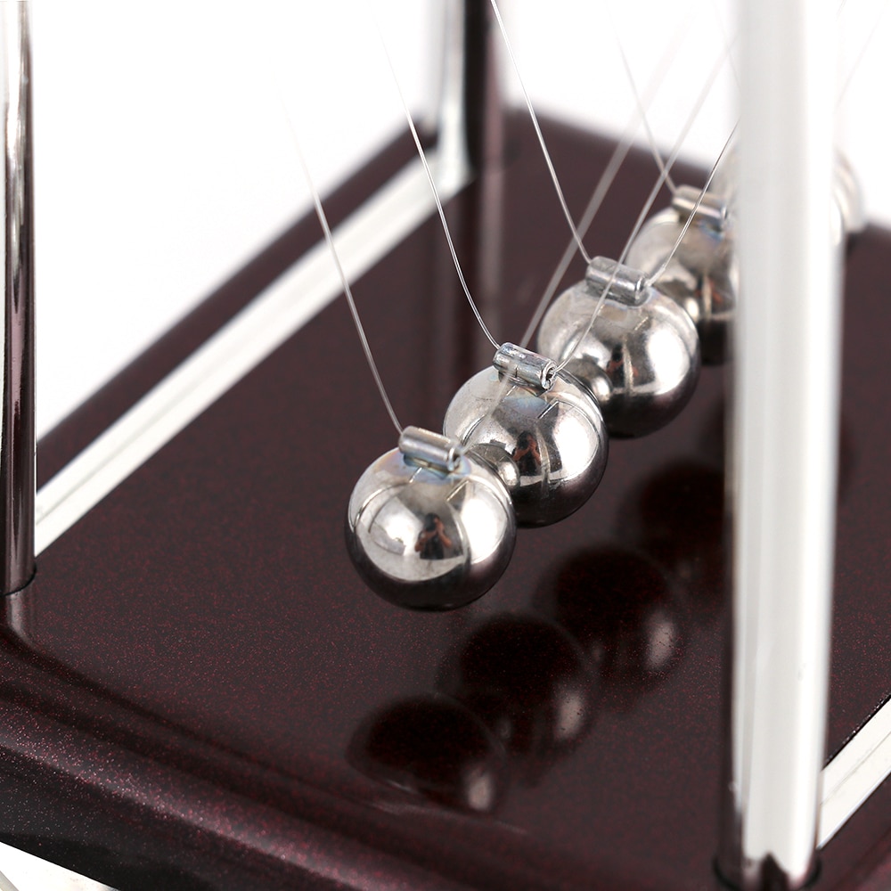 Newton 'S Cradle Balance Staal Balls Desk Natuurkunde Science Pendulum Ornamenten Beroep Speelgoed Woondecoratie