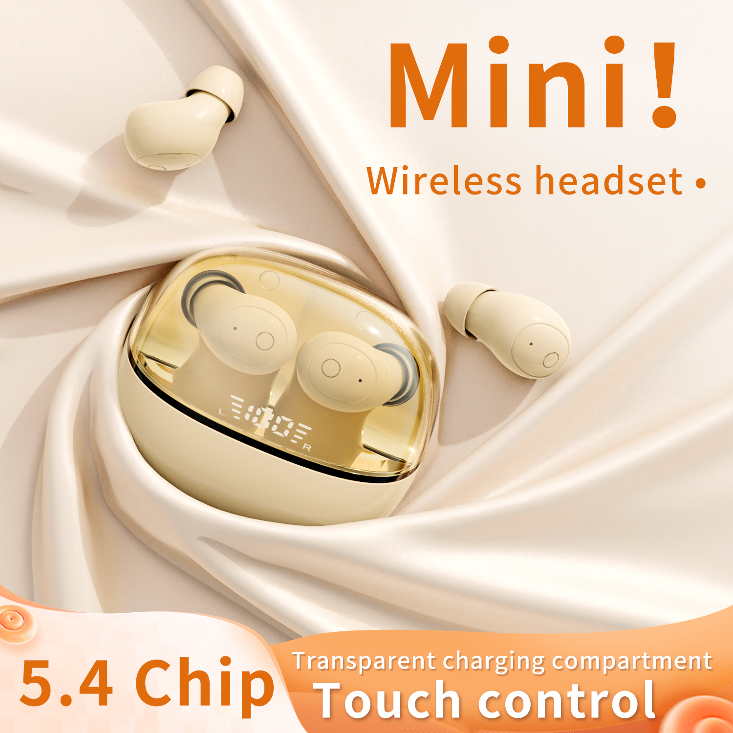 In ear mini earphones, wireless Bluetooth earphones, high aesthetic value, comfortable to wear, long-lasting battery life