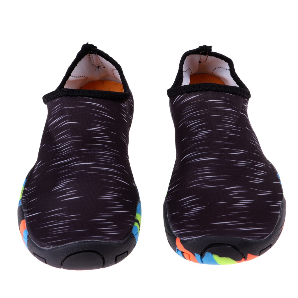 Water Shoes Men Women Aqua Shoes Barefoot Quick-Dry Swim Shoes Surf Wet Shoes Beach Shoes for Boating Walking Driving Beach Yoga: Black Size 46