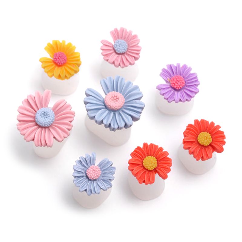 8 Stuks Siliconen Teen Separator Set Leuke Bloem Dier Vorm Hallux Valgus Bunion Corrector Voet Orthese Protector