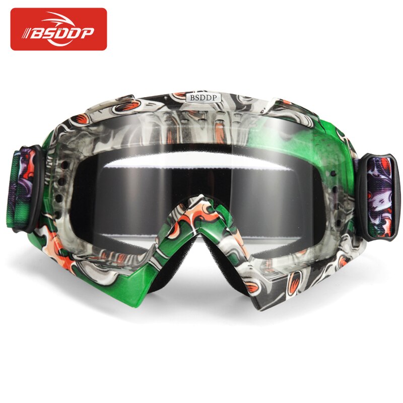 Bsddp merke motocross briller langrenn ski snowboard atv maske oculos gafas motocross motorsykkel hjelm mx briller briller: A8