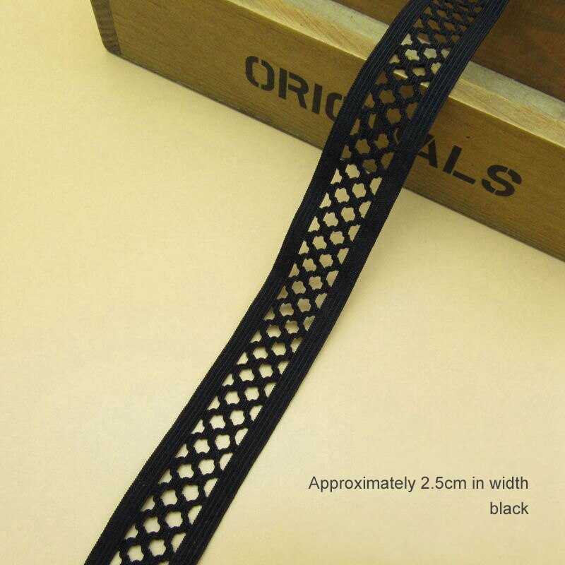 2.4cm/3.8cm Wide Elastic Bands 3m High Ultra-Thin Mesh Spandex Elastic Band Soft Elastic Band Rubber Band A071