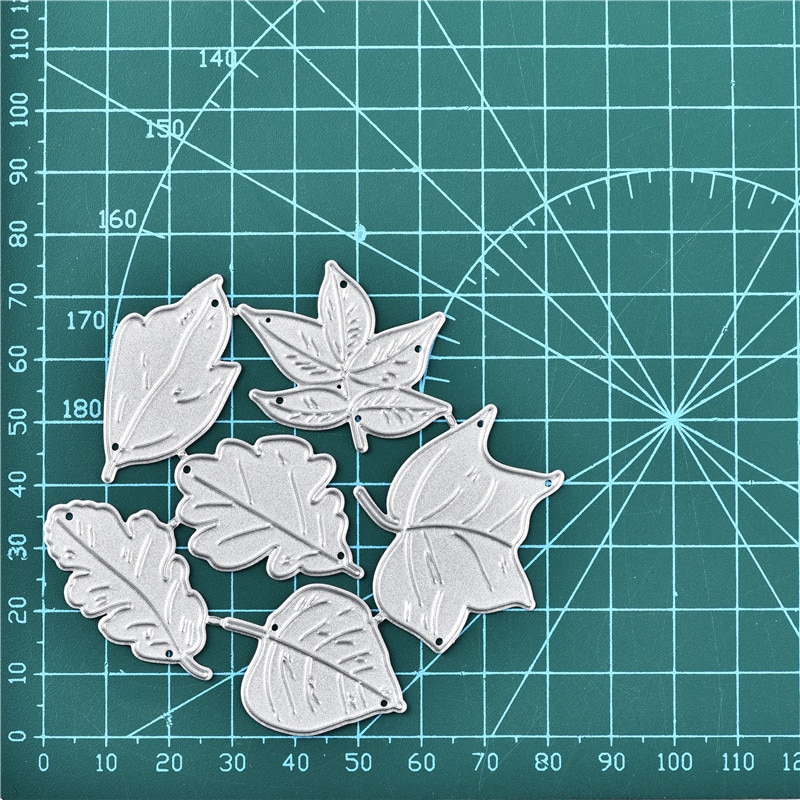 DiyArts Plant Leaves Metal Cutting Dies For Dies Scrapbooking Craft Dies Embossing Stencil Die Cut DIY Card Decor