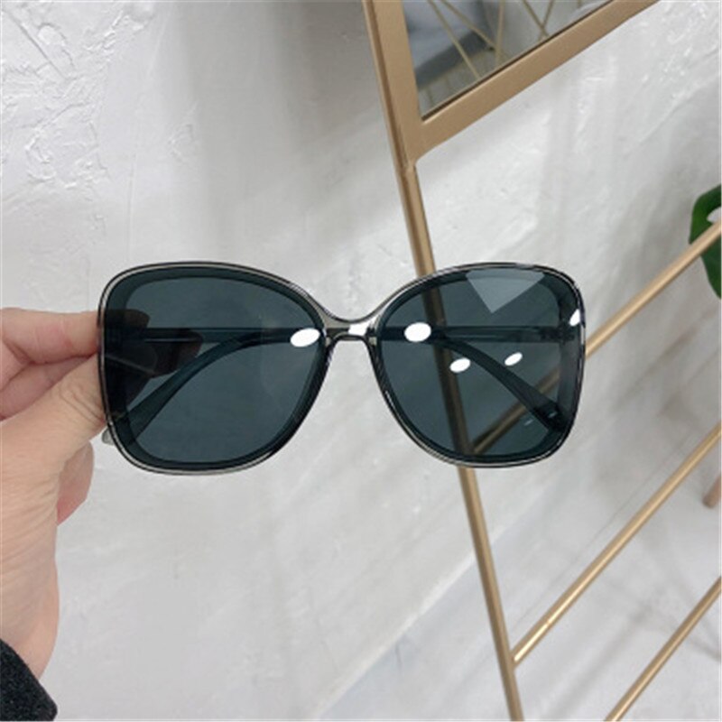 Yooske oversized ronde cat eye zonnebril dames heren vintage heldere gradiënt zonnebril retro brillen  uv400: Grijs