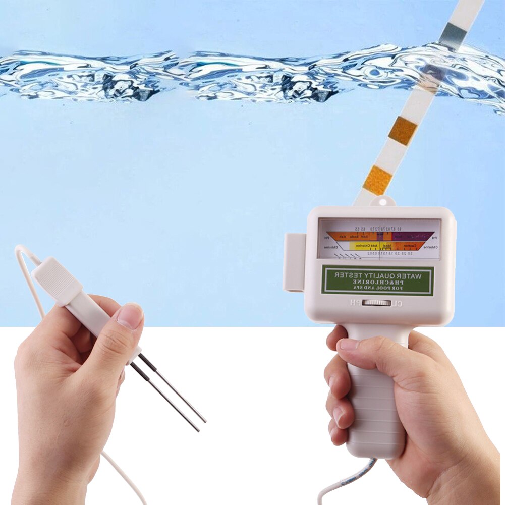 Ph Chloor Meter Tester PC101 Ph Tester Chloor Niveau Water Testen Apparaat Voor Zwembad Ph Chloor Meter Tester