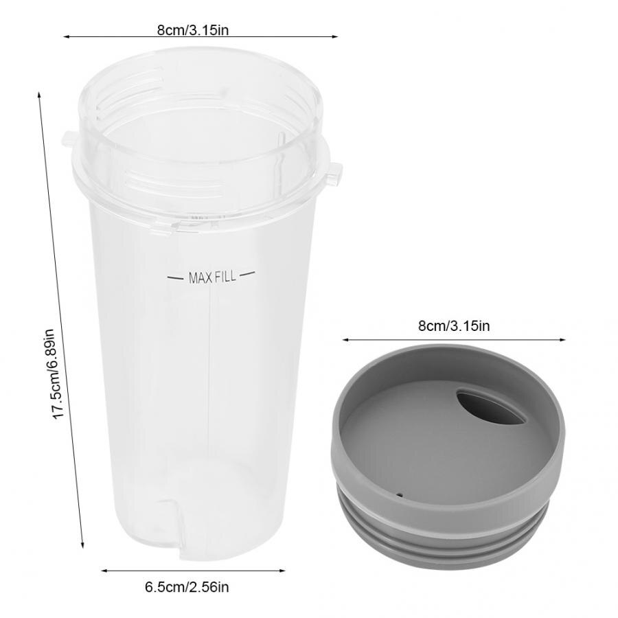 Juego de piezas para licuadora de vasos grandes + tapa, 16oz, reemplazo de accesorios NINJA