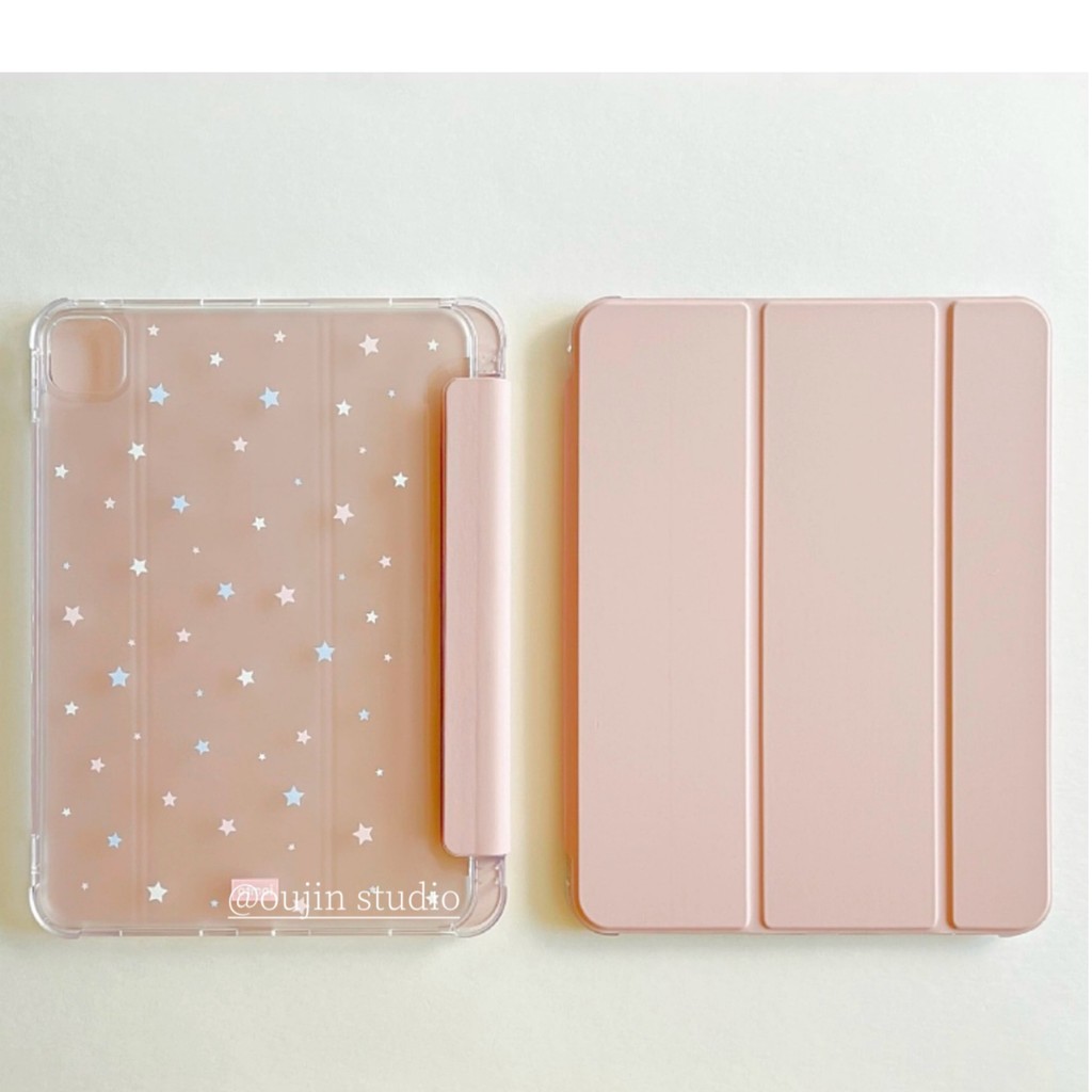 blue star ipad protective cover ipad flat protective cover with pen slot bracket 11 air6 soft shell protective cover