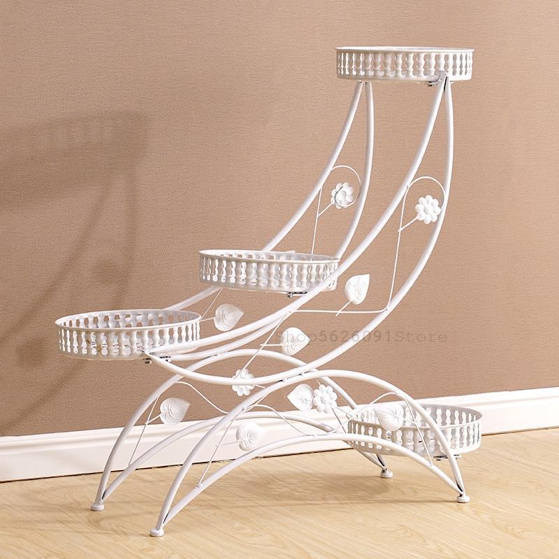 Europäischen multi-schicht beltless schmiedeeisen blume Regal Gestell Montage ecke wohnzimmer balkon einfache garten Bonsai rahmen: VIP 2