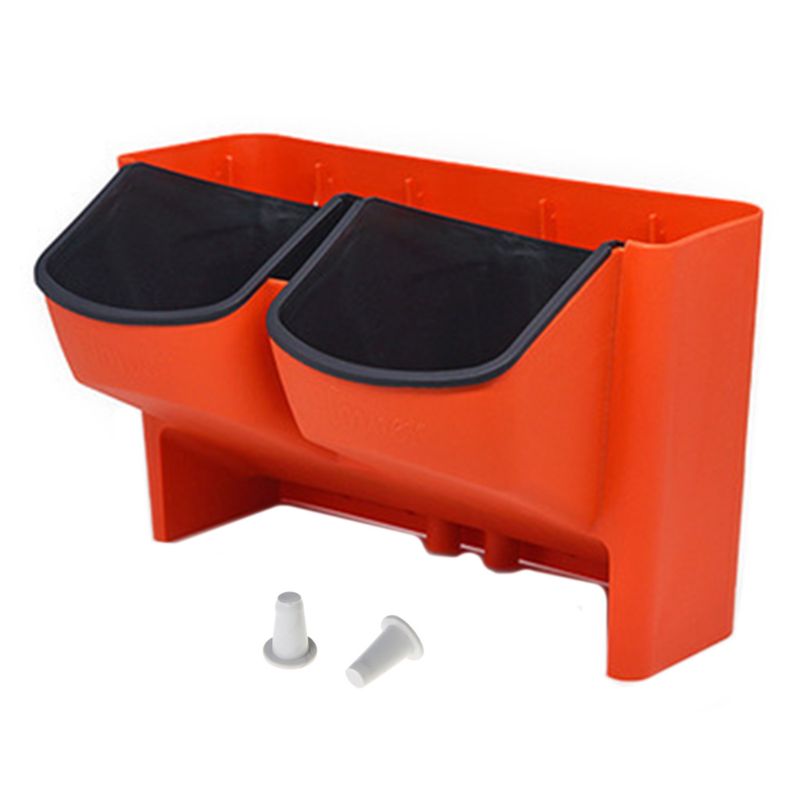 Self Watering Flower Pot 2 Pocket Stackable Vertical Wall Hanging Succulents Planter for Garden Balcony: R