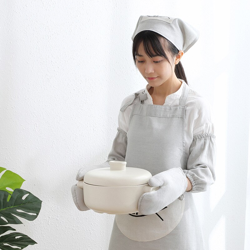 10 stk / parti køkken tørklæde japansk stil røgfri bagning kok hjem mad service cafe bageri sushi tjener trekant tørklæde