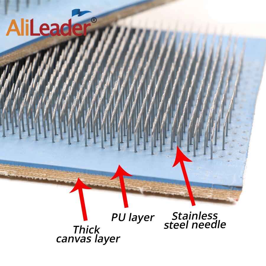 Alileader 2 Teile/paket Haar Verlängerung Zeichnung Matten 27Cm x 9Cm Haar Halfter Zeichnung matt Für Groß Haar Verlängerung werkzeuge Pu Haut Pad