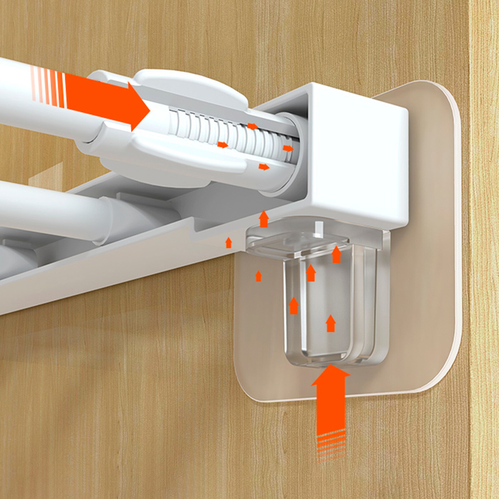 10 Pcs Upgrade Abs Plank Houder Plastic Plank Ondersteuning Clips Zelfklevende Pinnen Closet Kast Plank Beugel