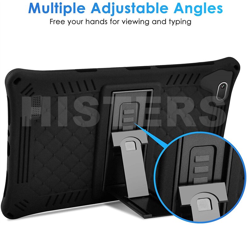 Pro Samsung Galaxis Tab A8 SM-T290 SM-T295 8.0" Tablette PC Sanft Shockproof Silizium Startseite Fall mit Rückseite Kickstand