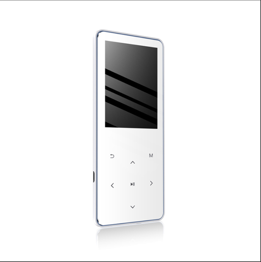 MP3 Player with Bluetooth FM Radio Speaker Headphones Touch Keys 2.4" Screen HiFi Walkman Sport MP 3 Flac Music Player for kids: White / 32GB