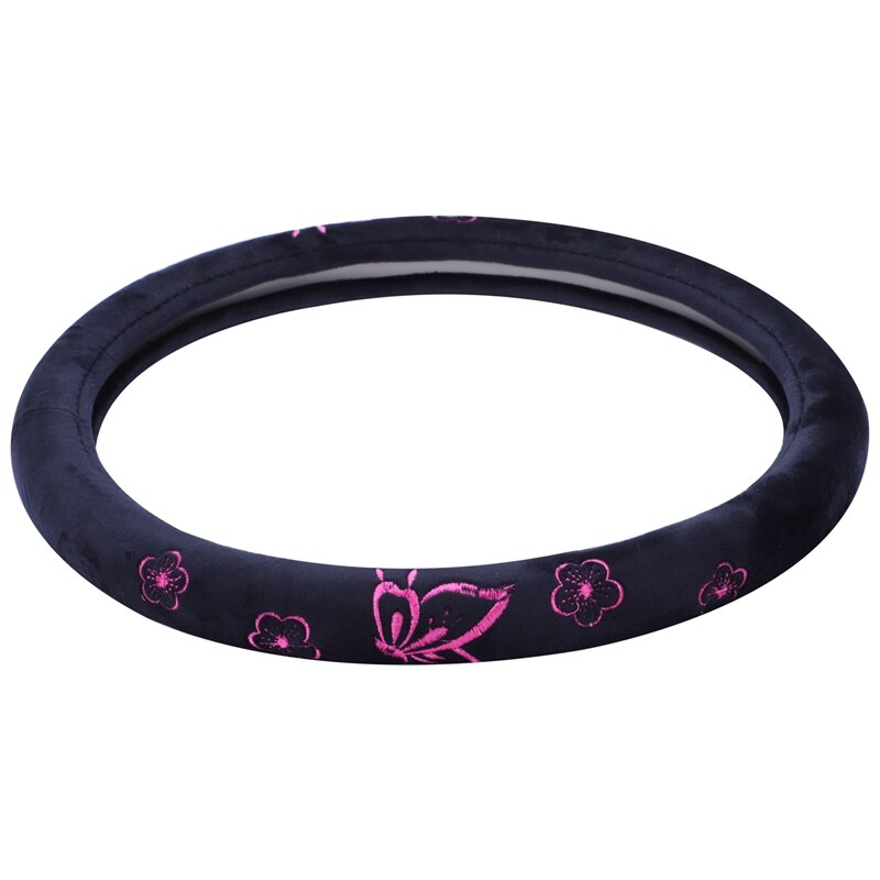 Comfort grip stuurhoes - rubber (vlinderroze)