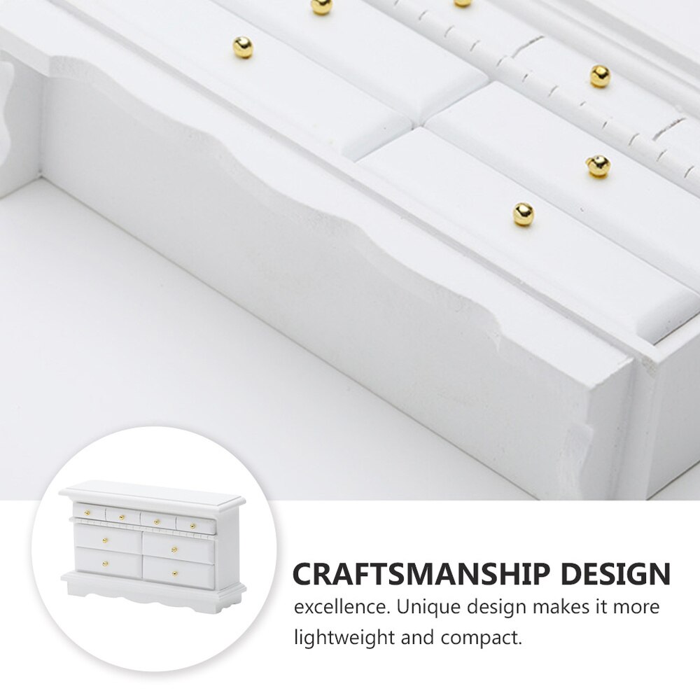 1pc exquisit Kreative Mini Haus Zubehör Seite Schrank Modell