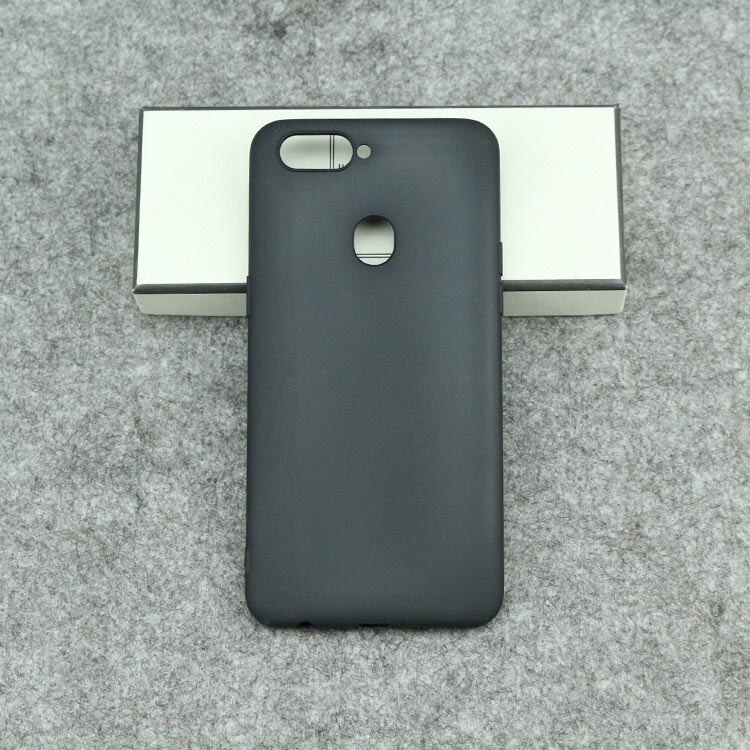 Back Cover Shockproof Phone Case Voor Zte Blade A7 Duurzaam Kickstand Voor Meisjes: Black TPU Soft Case