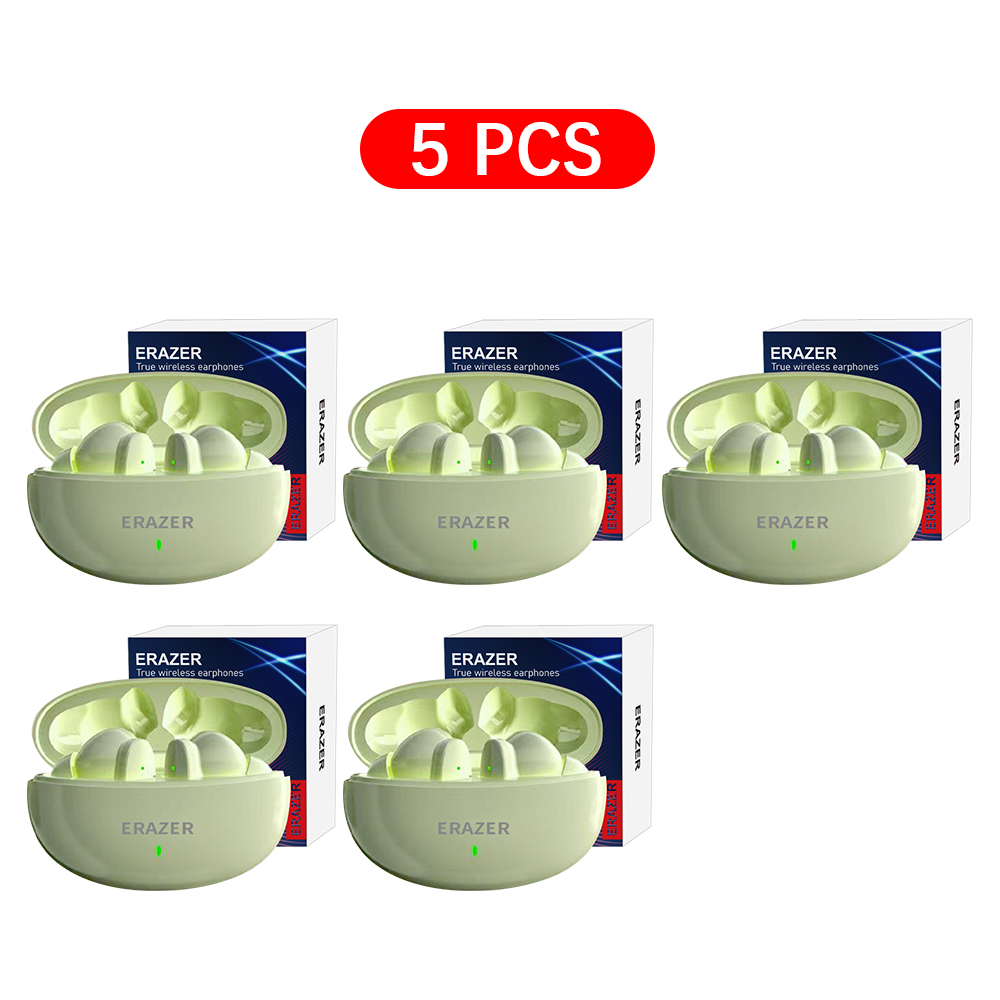 Original Erazer Bluetooth Earbuds Wireless Headphones Gaming Music Earphones Sport Headsets With Microphone: Ivory