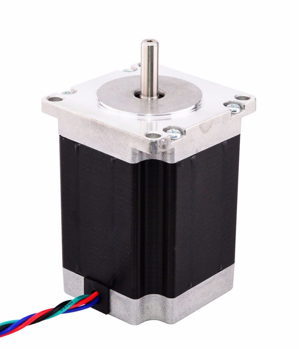 Free ship ! 1PC Nema 23 Stepper Motor 57 Motor 1.9Nm(269oz.in) 3A 76mm Nema23 Step Motor 4-lead for CNC Milling Machine