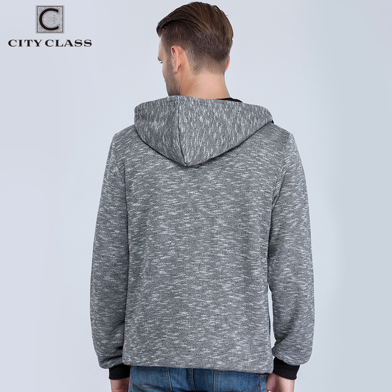 CITY CLASS printemps automne pulls à capuche pour hommes de vêtements Harajuku Hip Hop Sweatshirts pour vêtement d'extérieur pour homme fermeture à glissière Oblique 2662