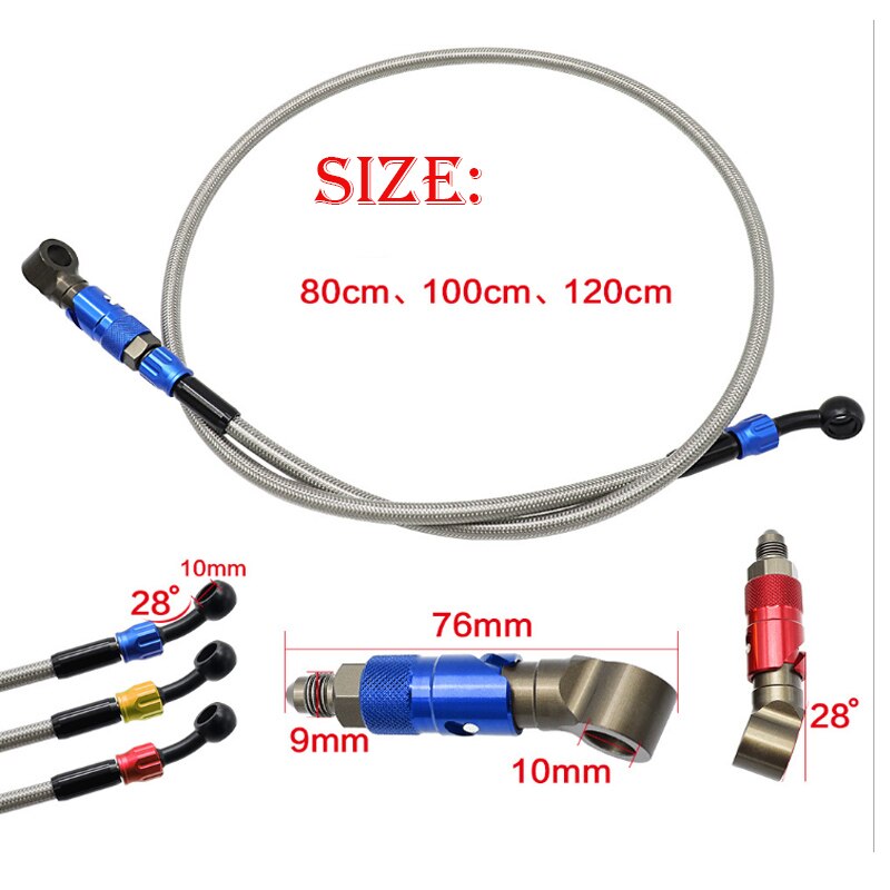CNC Aluminum AN3 Quick Release Brake Line Connect Quick Detach Brake Tube Adapter Kit Brake Hose Kit
