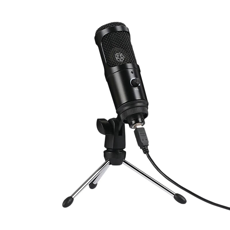 Usb Condenser Microphone 192Khz/24Bit High Sampling Rate Desktop Stand Computer Recording Condenser Microphone Set: Default Title