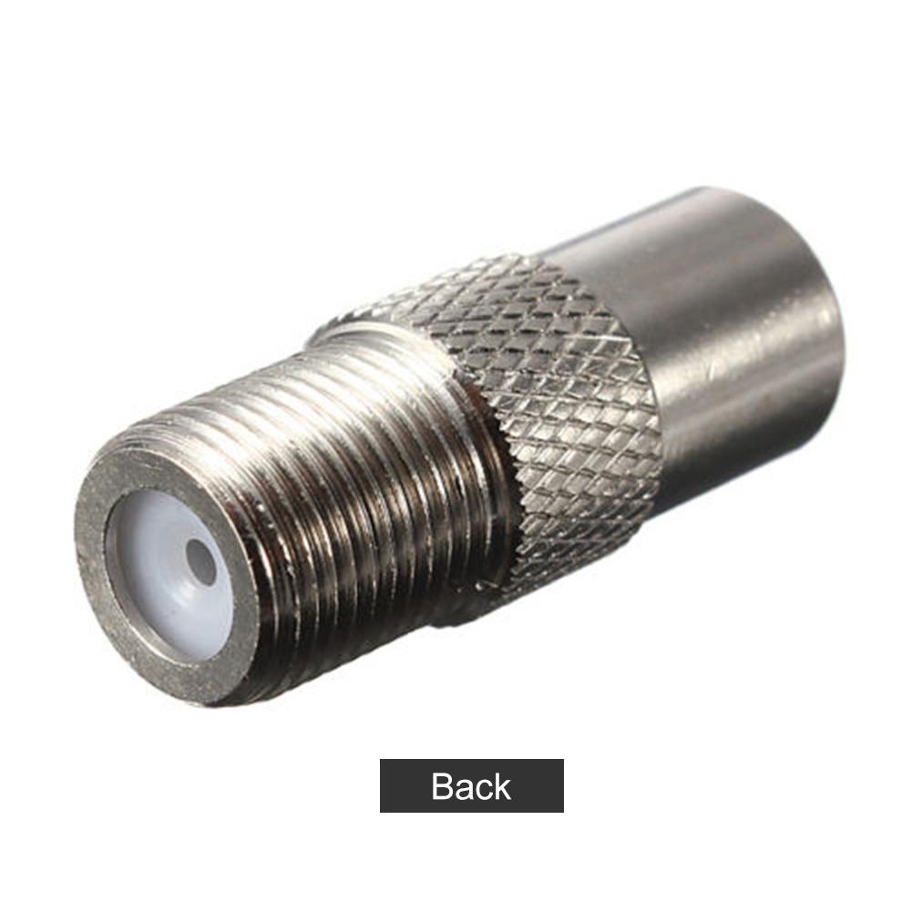 5pcs/lot STB Quick Plug RF Coax F Female To RF Male Connector TV Antenna Coaxial Connector Adapter