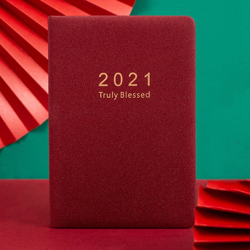 Year Planner Calendar A5 Notebook Portable Agenda Weekly Monthly Notepad Organizer Schedule Book Stationary: DRD2