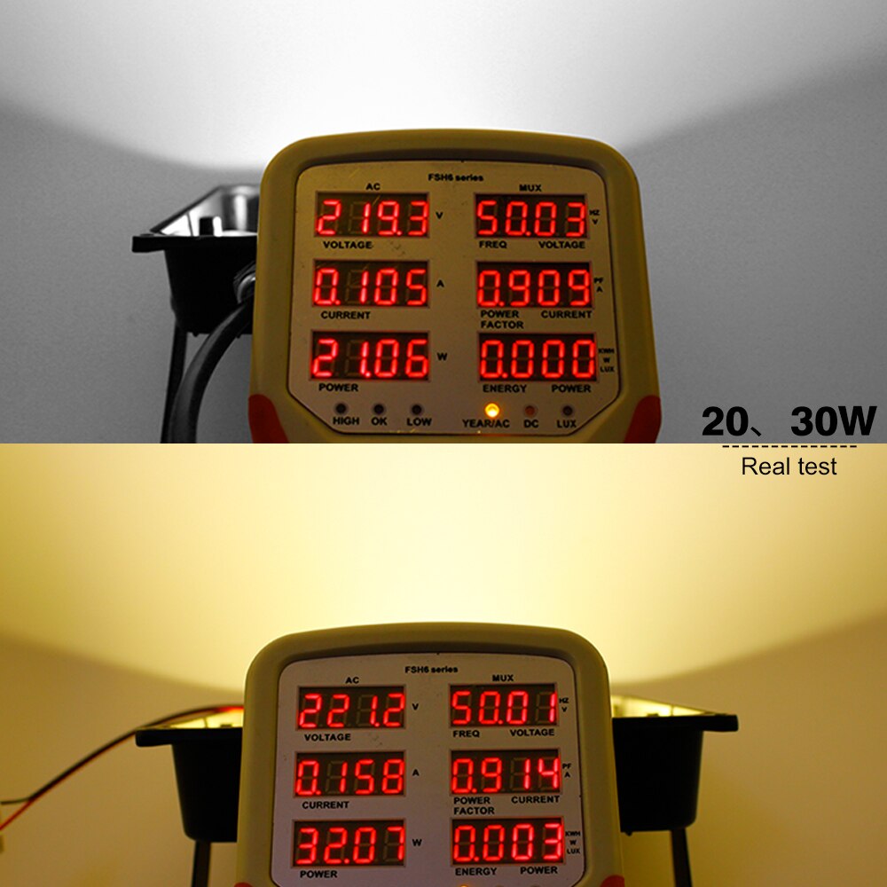 Cob led chip 10w 20w 30w 50w ac 110v 220v cob chip led glödlampa smart ic behövs ingen drivrutin för översvämningsljus spotlight självbelysning