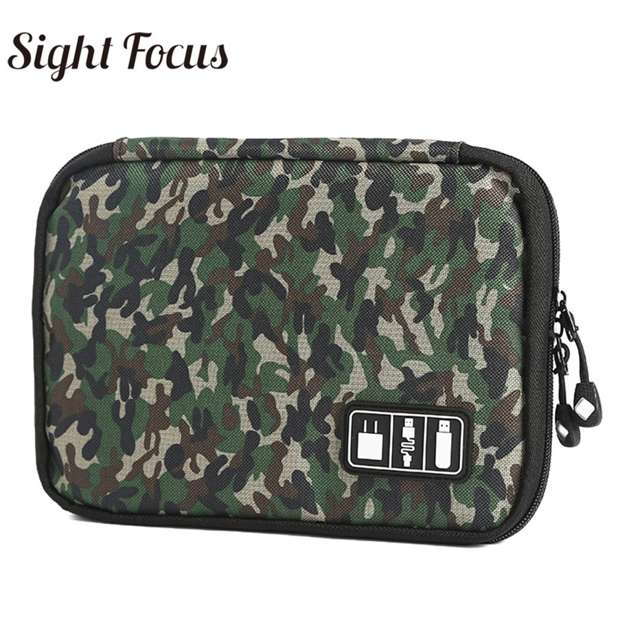 Bærbar urrem opbevaring urremme boks urremme etui til apple ur bånd organisator boks taske digital rejse ur punch: Camouflage 2
