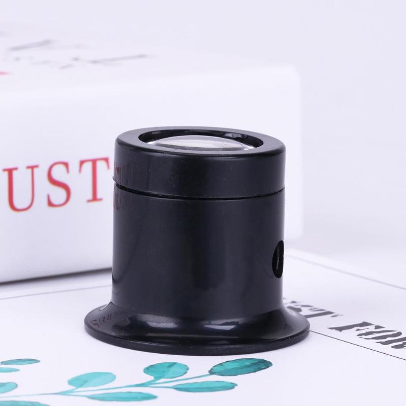 10X Plastic Monocular Glass Magnifier Watch Jewelry Repair Tools Loupe Lens Watchmakers Black Useful Eye Optical Loop Magnifying