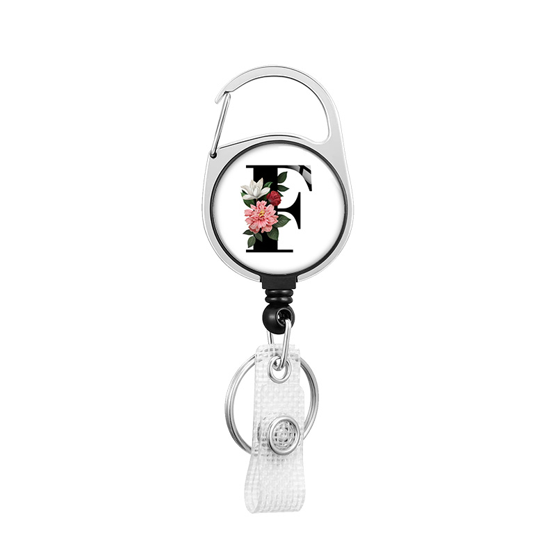 ID Badge Holders with Metal Clip and Keyring - Vertical Clear Plastic ID Card Holders - Retractable Pull Cord for Office: green