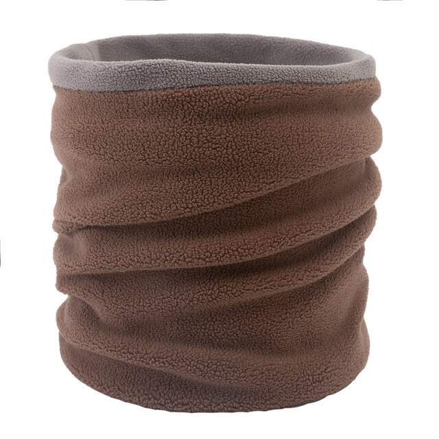 Nieuwkomers Volwassen Sjaal Ring Mannen Vrouwen Winter Warm Polar Fleece Uitlaten Sjaals Unisex Outdoor Ring Hals Kraag Sjaal Mannen 'S: Coffee