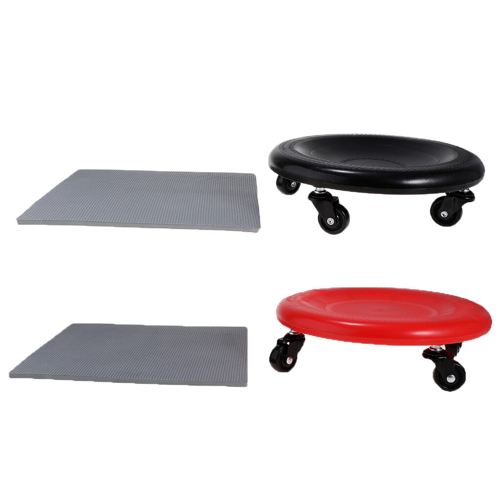 2x entraînement de rouleau de roue abdominale AB équipement de conditionnement physique d'exercice musculaire