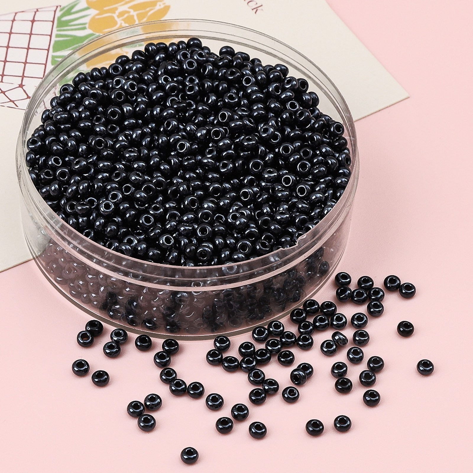 2mm/3mm/4mm Glass Seed Beads Box Czech Glass Beads For Jewelry Making Round Metallic DIY Bracelet Earrings About 10 Grams