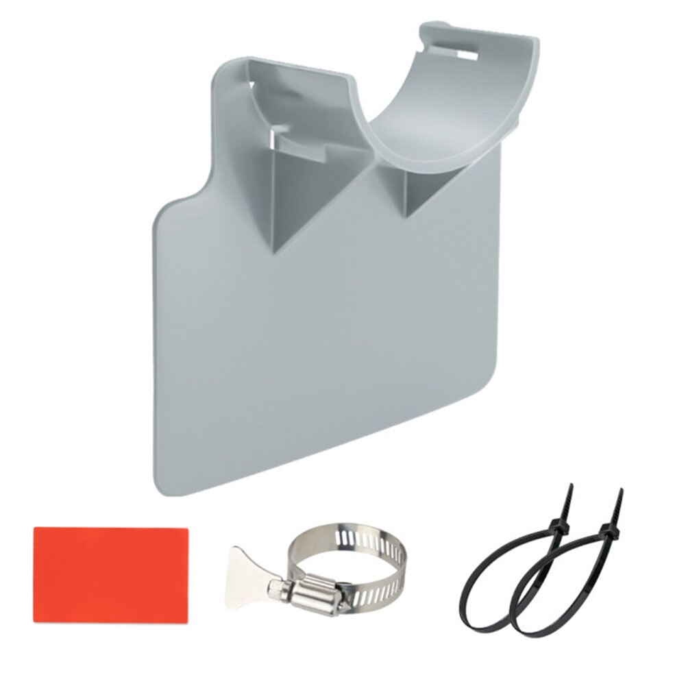 30-38mm Swimming Pool Pipe Fixing Holder Mount Supports for Intex Bestwa Above Ground Hose Outlet Bracket with Cable Tie: Grey New