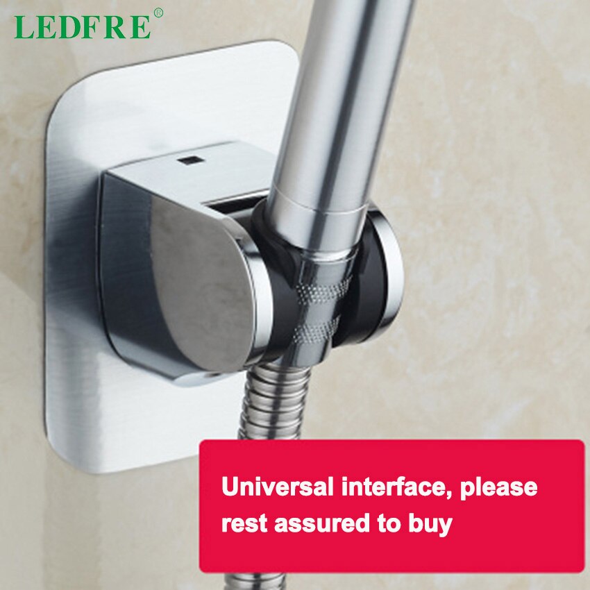 LEDFRE shower holder hand slider shower head clamp suction cup shower holder head holder shower bracket hanger for bathroom