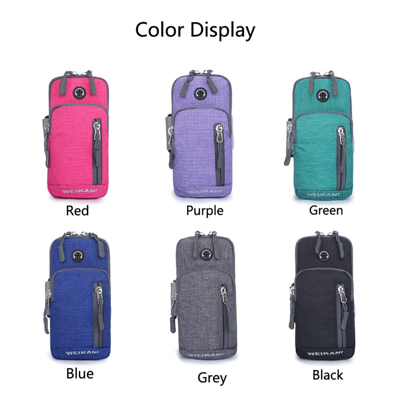 Waterproof Sports Mobile Phone Arm Bag Sweat Proof Running Cycling Cell Phone Pouch Case Fitness Gadget Holder Pocket