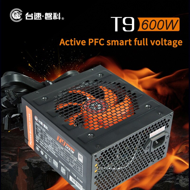-TAISU Desktop Power 400W/500W Rustige Switching 12V Atx Btc Voeding Sata 8PIN Voeding computer Voor Amd Pc