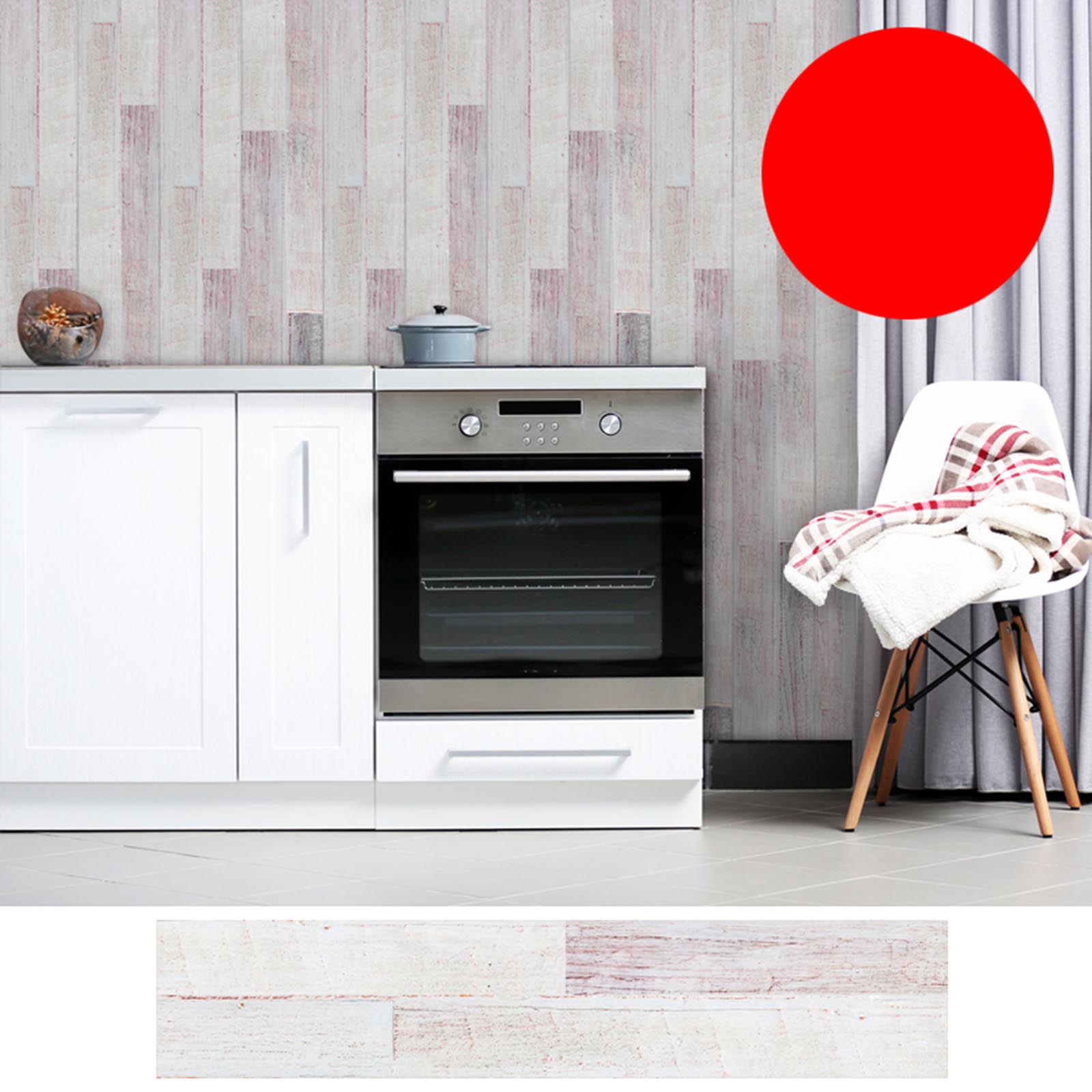 Tile Stickers 2x50m Bathroom Kitchen Wood Grain Wall Stick Waterproof Self Adhesive Removable DIY Paste Wall Decals Home Decor: K