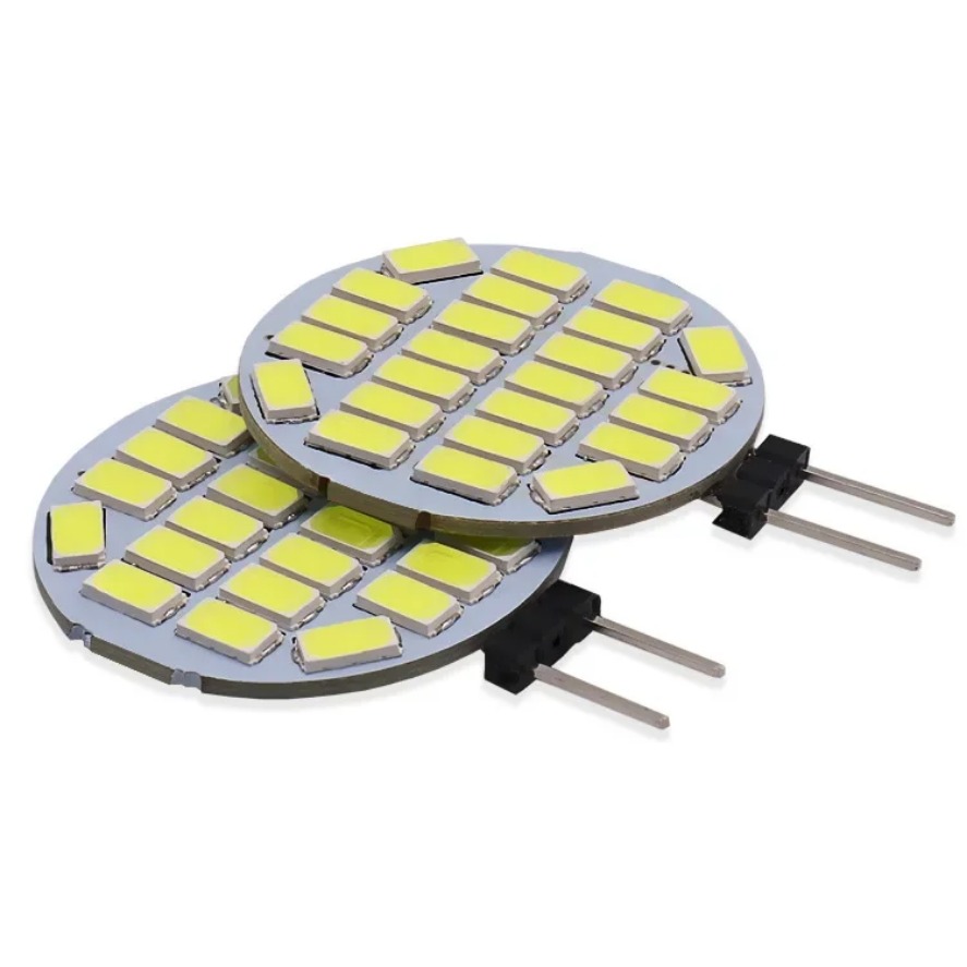 PwwQmm 3W 12V 24V AC G4 LED-Lampen RV-Beleuchtung ersetzt 25W Halogenlampe 350LM 24LEDs 5730smd Kein Flimmern Dunstabzugshaube Bootslicht