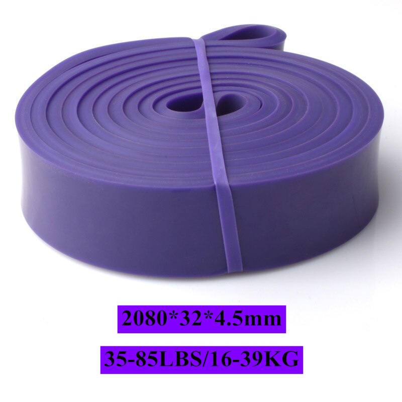 Stretch Resistance Band Exercise Expander Elastic Fitness Band Pull Up Assist Bands for Training Pilates Home Gym: Purple 32mm